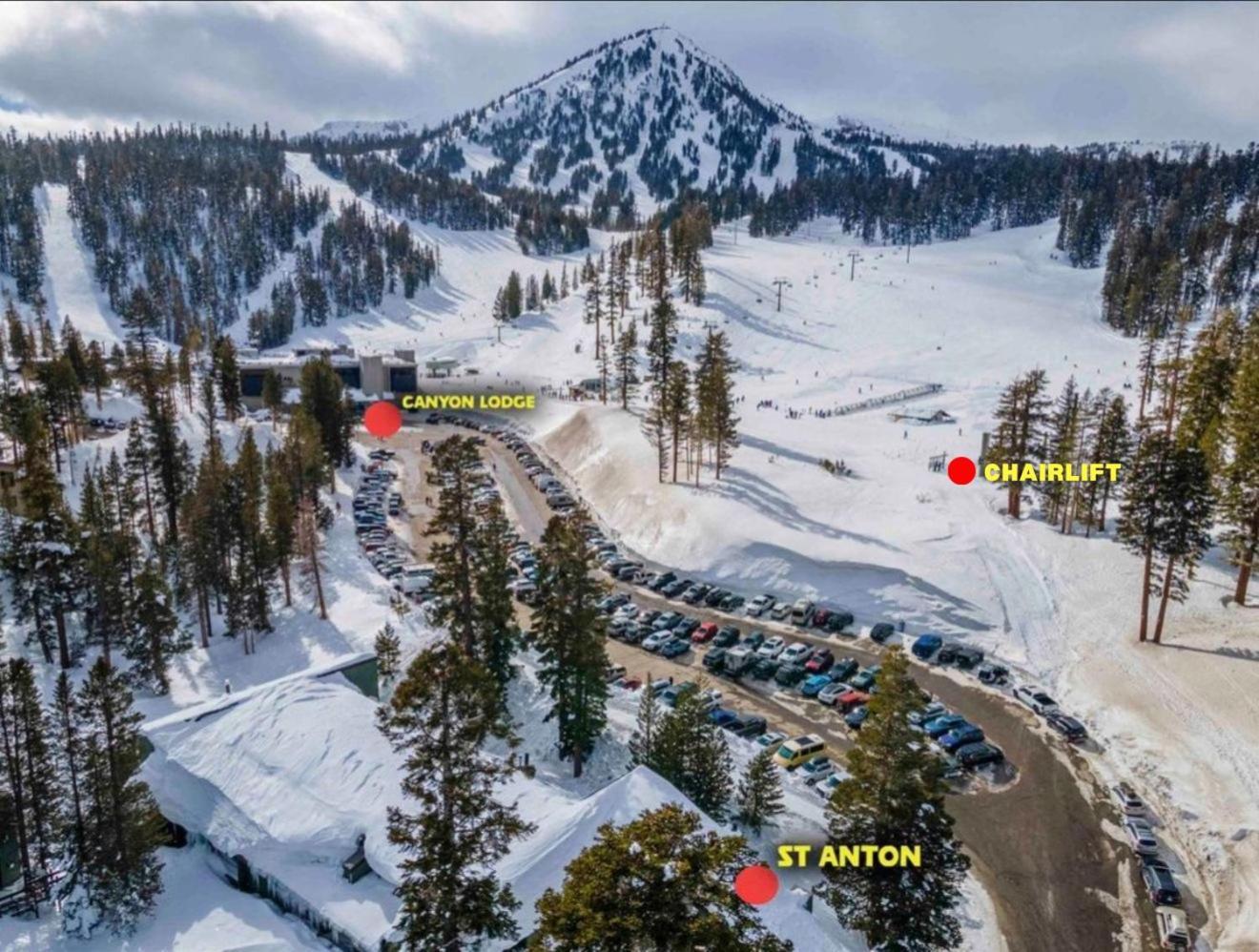 Fully Renovated! St Anton #17 Ski In Ski Out 1 Bedroom 1 Bathroom Condo! Sleeps Up To 4! Mammoth Lakes Eksteriør billede